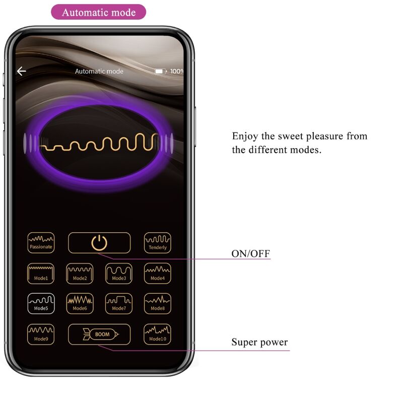 PRETTY LOVE - CATALINA VIBRATOR APP FERNBEDIENUNG LILA – Bild 5