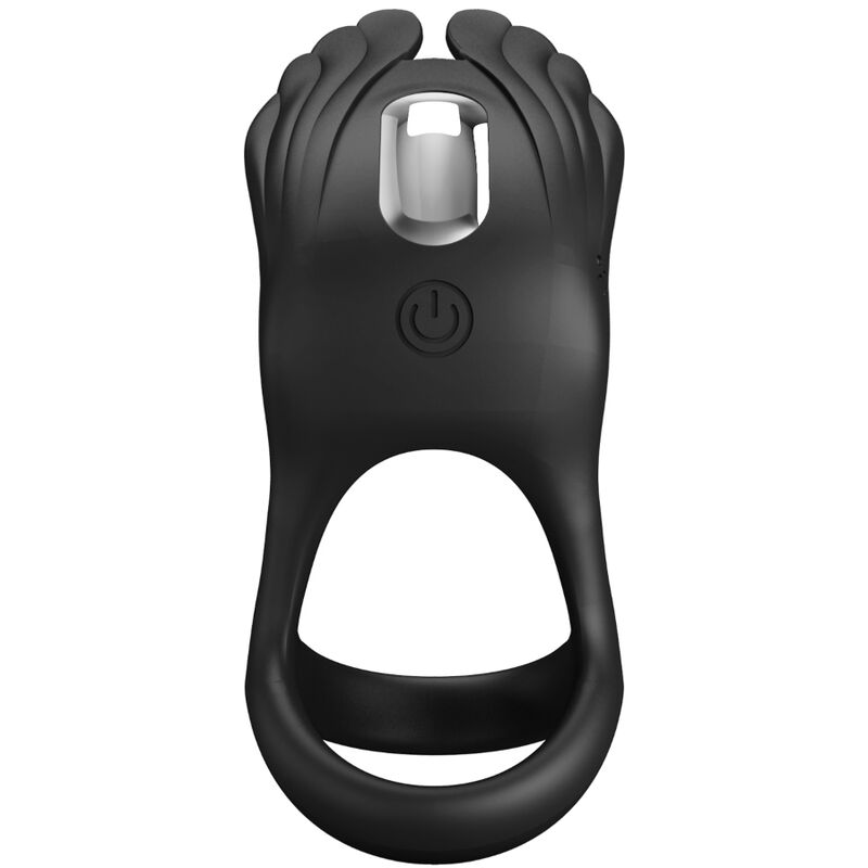 PRETTY LOVE - SILAS VIBRANT PENIS RING 7 VIBRATIONEN SCHWARZES SILIKON – Bild 3