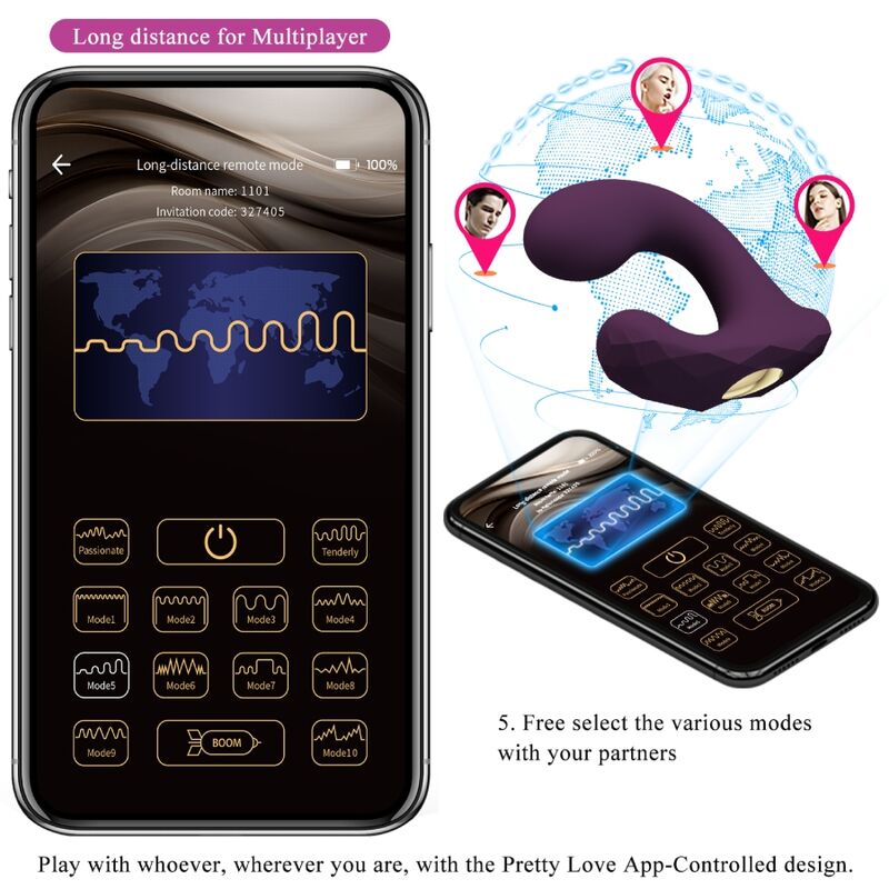 PRETTY LOVE - BILLY VIBRATIONSFERNBEDIENUNG LILA KOSTENLOSE APP – Bild 8