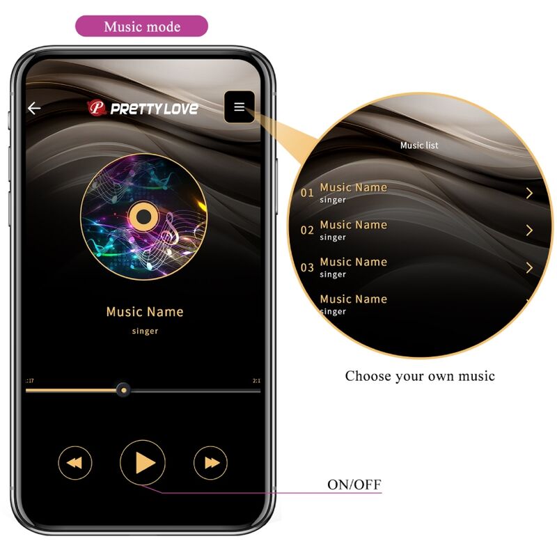 PRETTY LOVE - BILLY VIBRATIONSFERNBEDIENUNG LILA KOSTENLOSE APP – Bild 11
