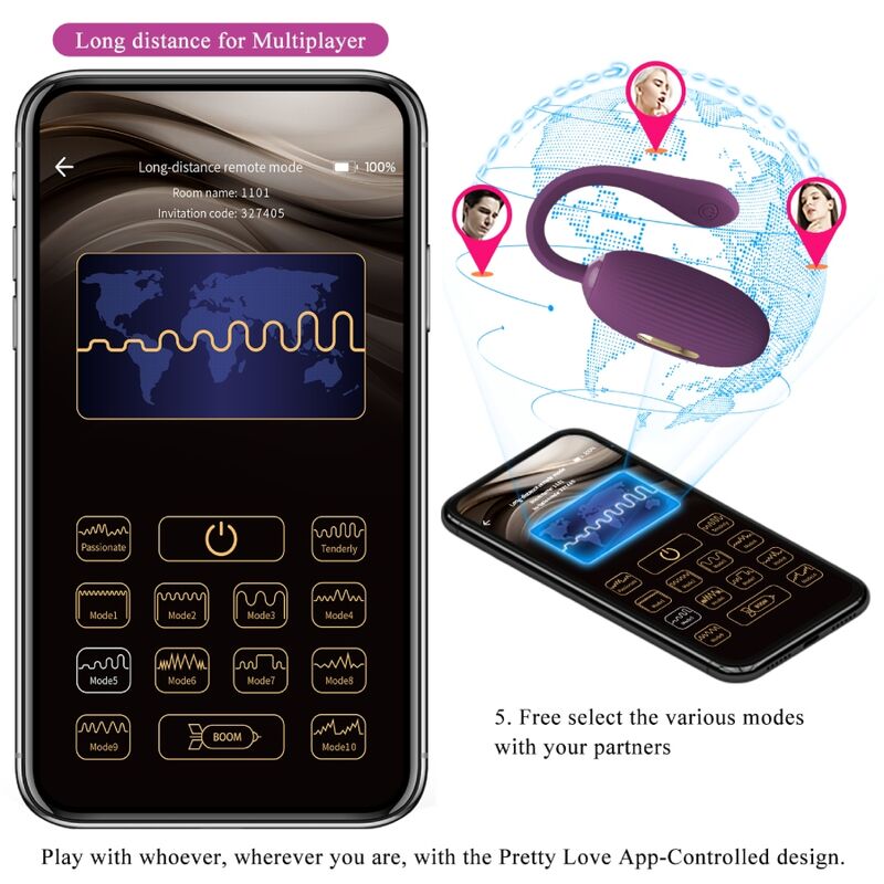 PRETTY LOVE - DOREEN PURPLE WIEDERAUFLADBARES VIBRATIONS-EI – Bild 10
