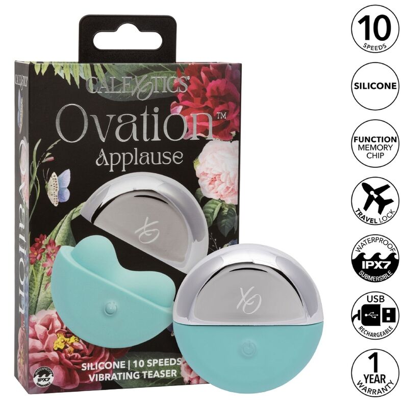 CALEXOTICS - OVATION APPLAUSE STIMULATOR AQUA GREEN – Bild 3