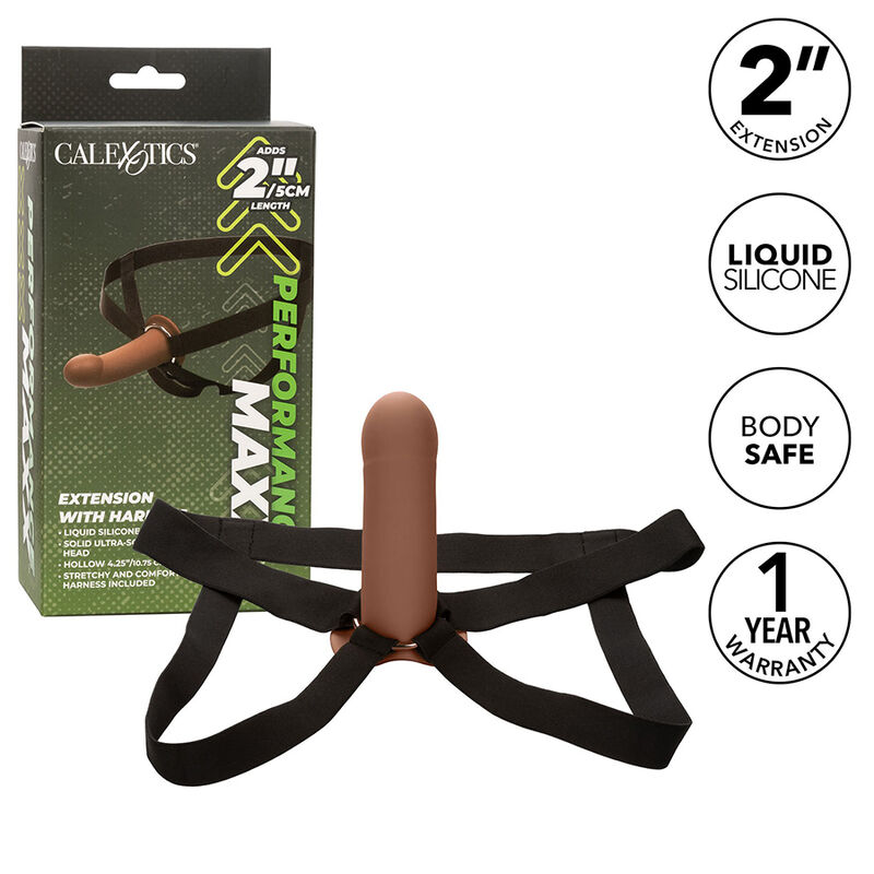 CALEXOTICS - PERFORMANCE MAXX EXTENSION MIT GURT, BRAUN – Bild 8