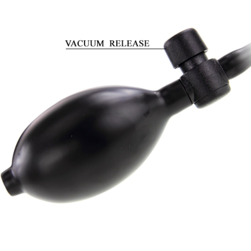 BAILE - AUFBLASBARER REALISTISCHER DILDO MIT SAUGNÄPFEN 15 CM – Bild 5