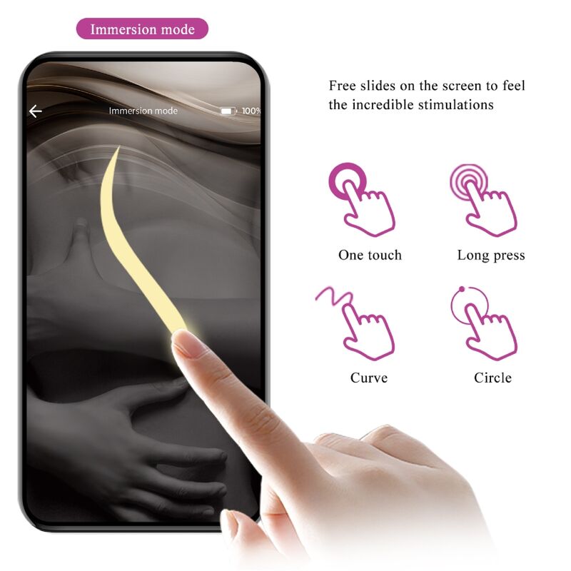 PRETTY LOVE - NYMPH VIBRIERENDES EI APP-GESTEUERT LILA – Bild 5