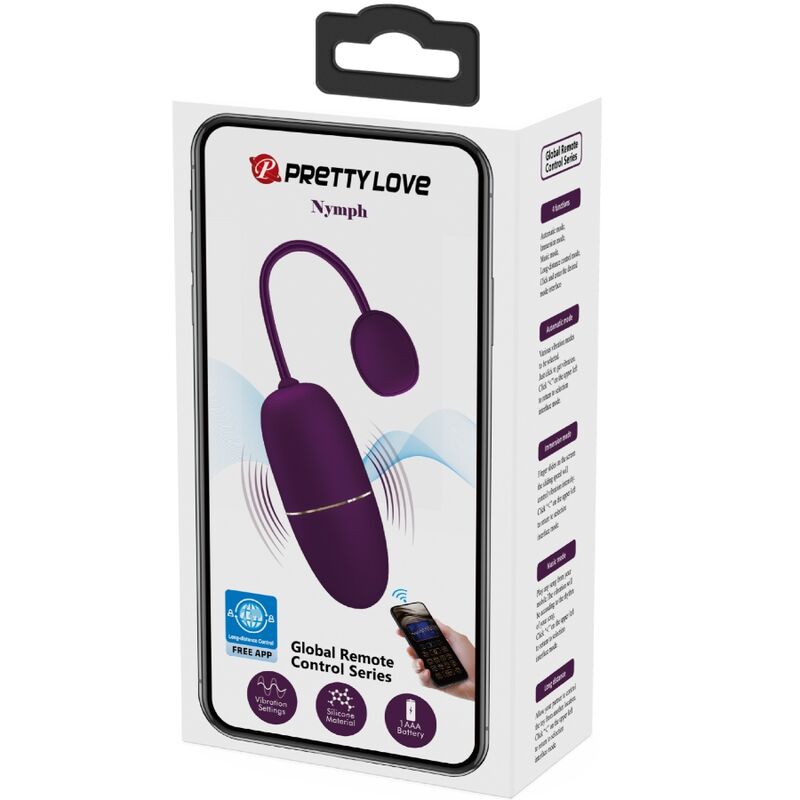 PRETTY LOVE - NYMPH VIBRIERENDES EI APP-GESTEUERT LILA – Bild 4