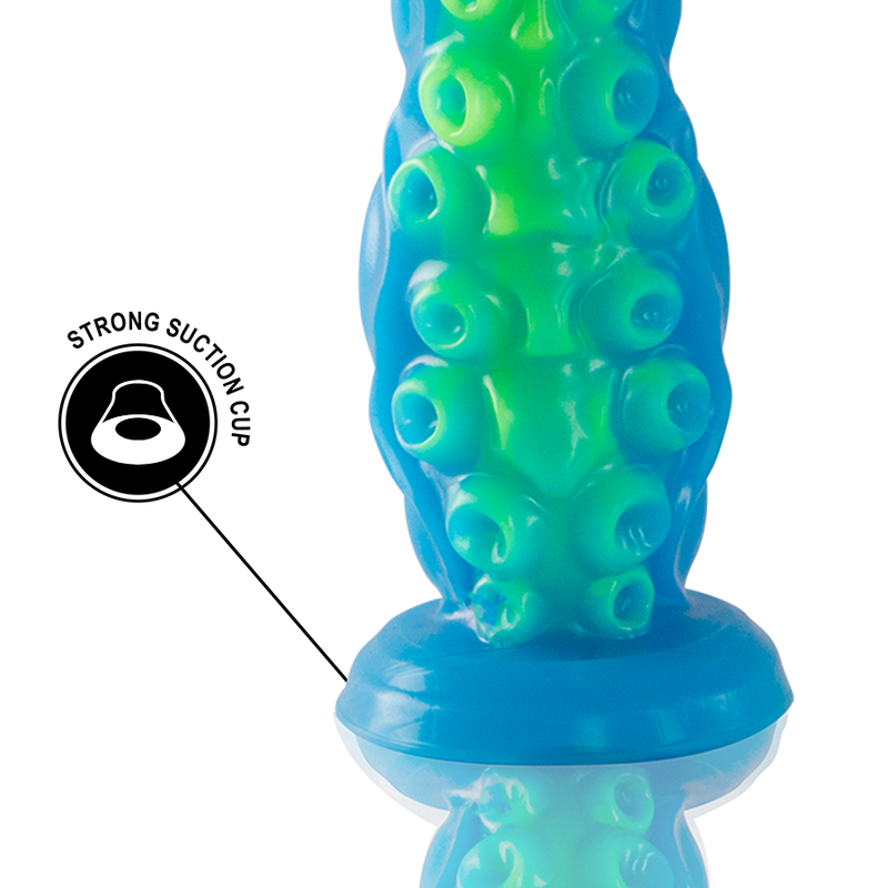 EPIC - SCYLLA FLUORESZIERENDER DÜNNER TENTAKEL-DILDO, KLEINE GRÖSSE – Bild 5