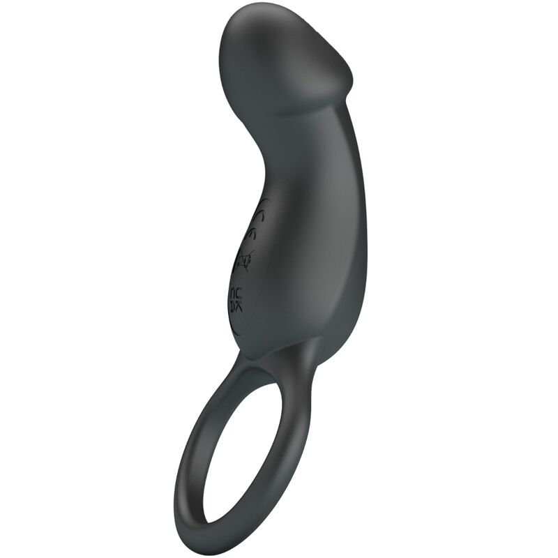 PRETTY LOVE - WARREN BLACK ANALRING & VIBRATOR – Bild 6
