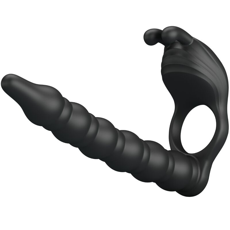 PRETTY LOVE - BLACKNEY PENISRINGE MIT VIBRATOR-PLUG – Bild 3
