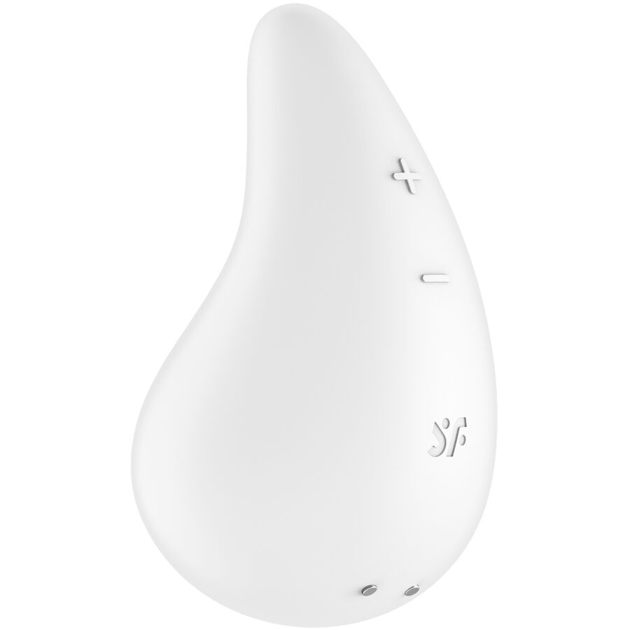 SATISFYER – DEW DROP VIBRADOR LAY-ON BLANCO