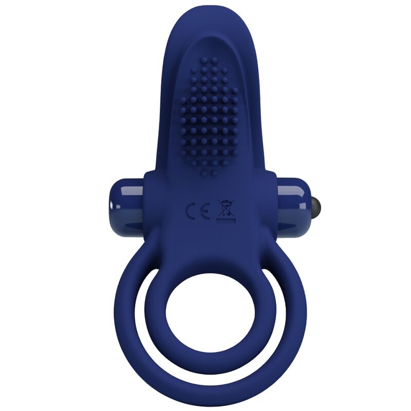 PRETTY LOVE - BRONSON DOPPELRING MIT VIBRATION BLAU – Bild 3