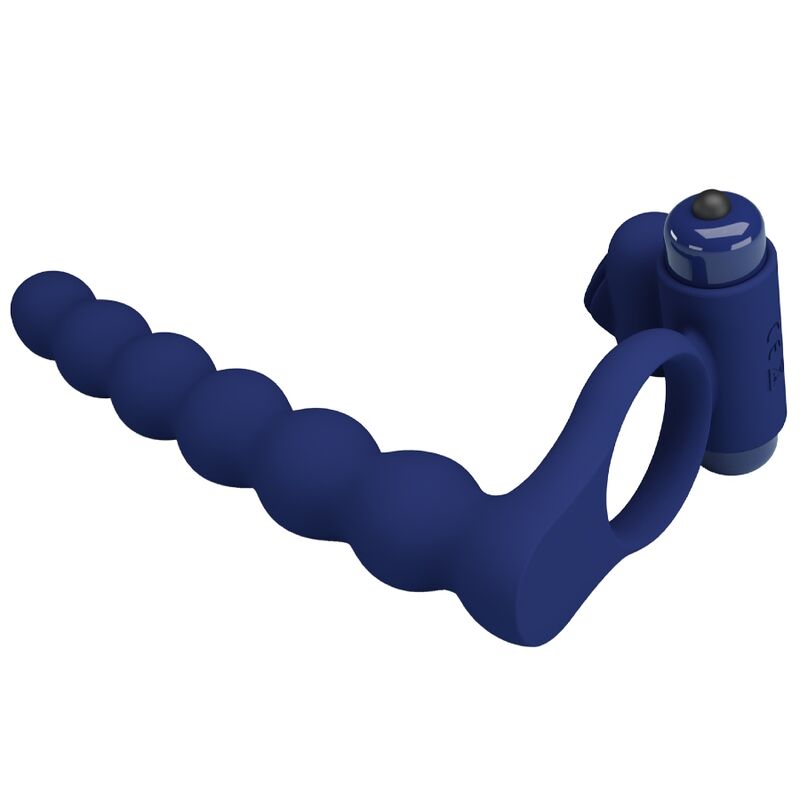 PRETTY LOVE - AJMAL VIBRATIONSRING MIT STECKER BLAU – Bild 7