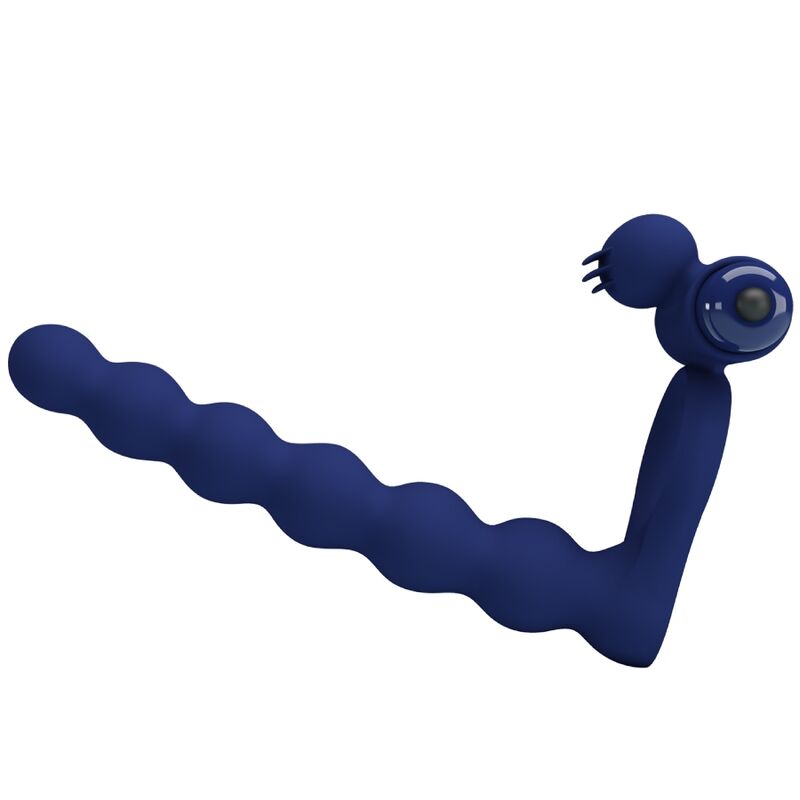 PRETTY LOVE - AJMAL VIBRATIONSRING MIT STECKER BLAU – Bild 3