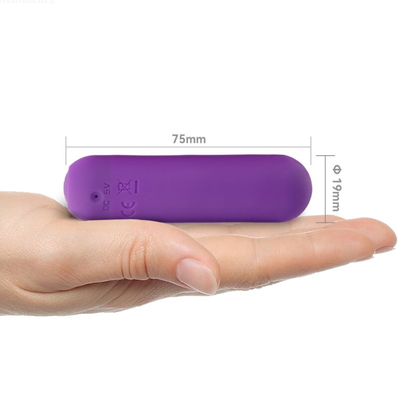 ARMONY - SPLASH HAHA VIBRATOR BULLET SILIKON 10 VIBRATIONEN 75 X 19 CM LILA – Bild 3