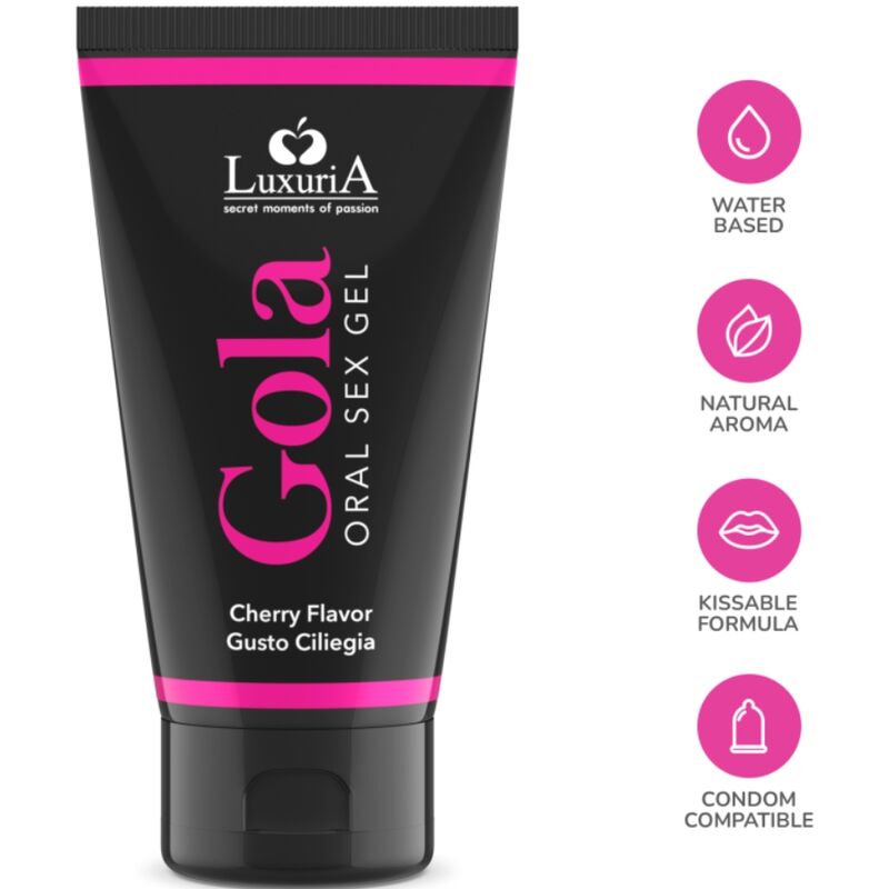 INTIMATELINE LUXURIA - ORAL SEX GEL KIRSCHGESCHMACK 50 ML – Bild 3