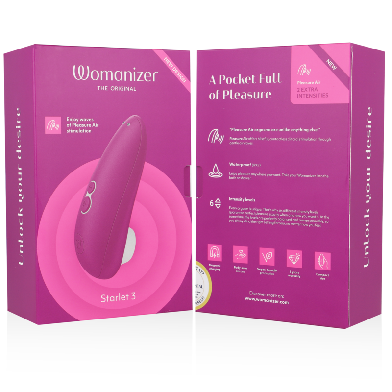 WOMANIZER - STARLET 3 KLITORALSTIMULATOR VIOLETT – Bild 7