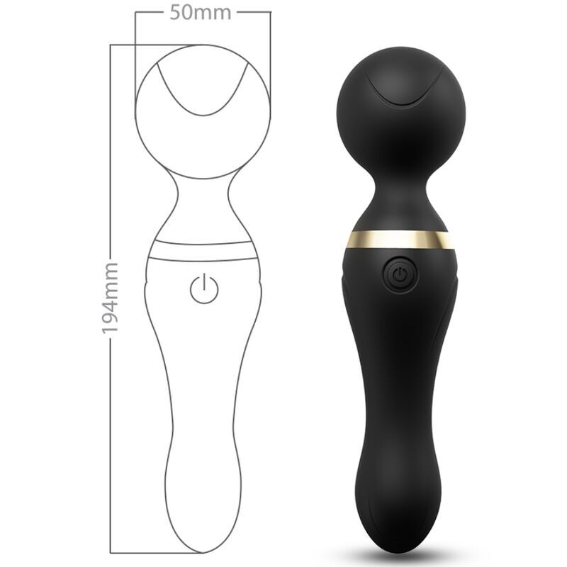 ARMONY - FREEZA MASSAGER & VIBRATOR SUPER FLEXIBLER KOPF SCHWARZ – Bild 3
