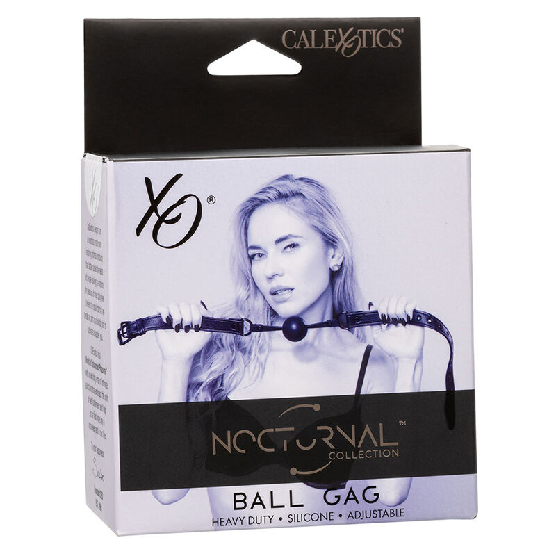CALEXOTICS - NOCTURNAL BALL GAG SILIKON SCHWARZ – Bild 5