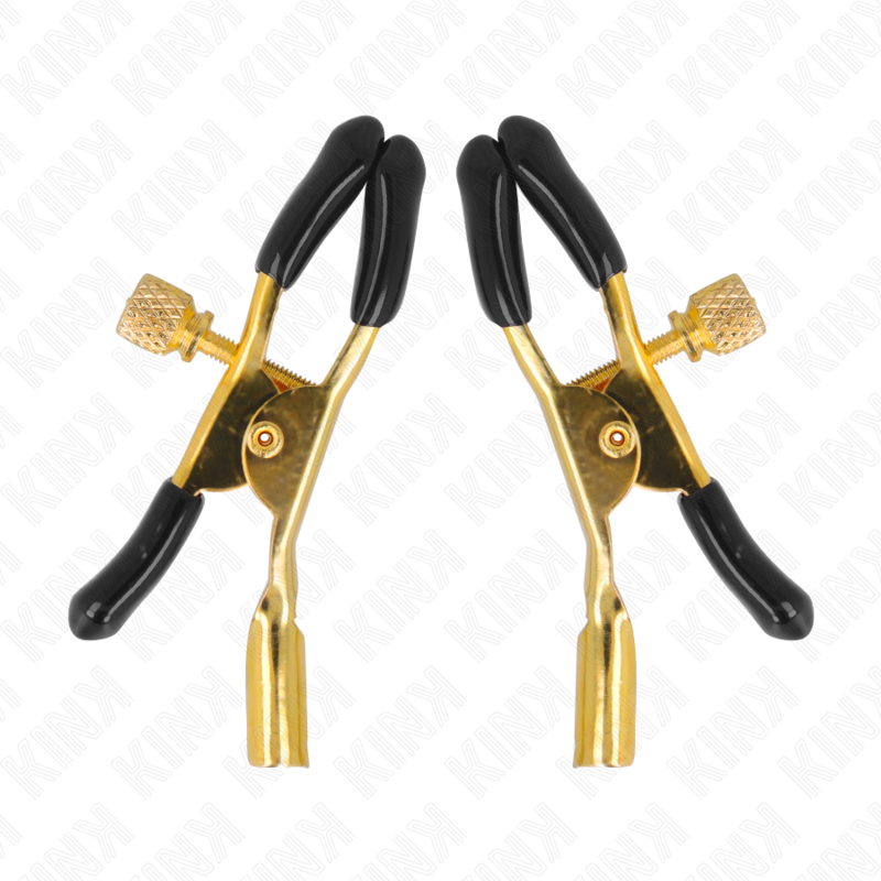 KINK - GOLDENE NIPPELKLEMMEN 6 CM – Bild 4