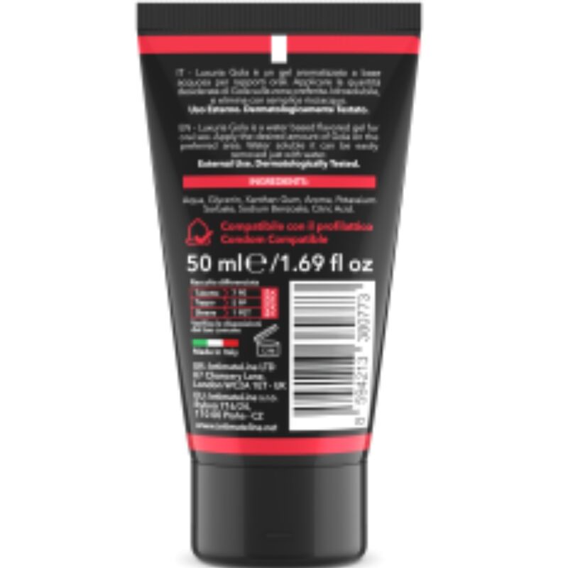 INTIMATELINE LUXURIA - ORAL SEX GEL ERDBEERGESCHMACK 50 ML – Bild 3