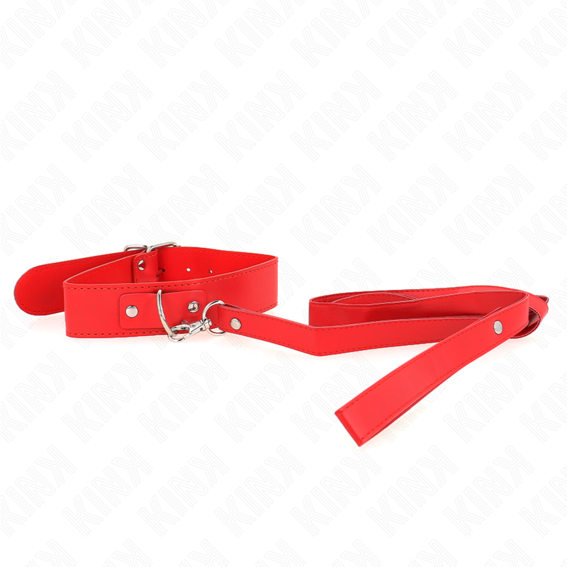 KINK - HALSKETTE MIT GÜRTEL 116 CM ROJO GURT VERSTELLBAR 32-50 CM X 8 CM – Bild 3
