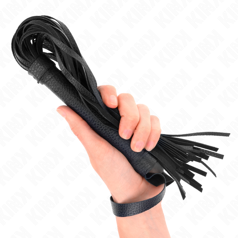 KINK - DUNKELBLAU PERLENPEITSCHE 43,5 CM – Bild 3