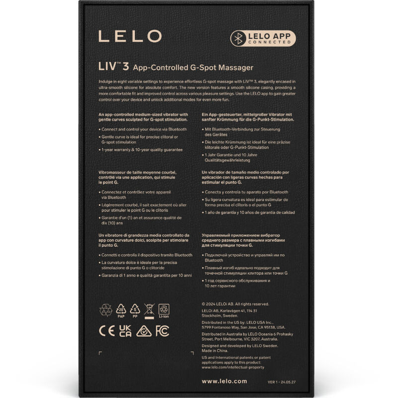 LELO - LIV™ 3 G-SPOT-STIMULATOR BLAU – Bild 4