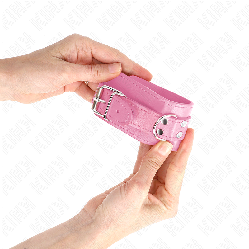 KINK - EINFACHE HANDGELENKSFESSELN ROSA VERSTELLBAR 20-23 CM X 5,5 CM – Bild 3