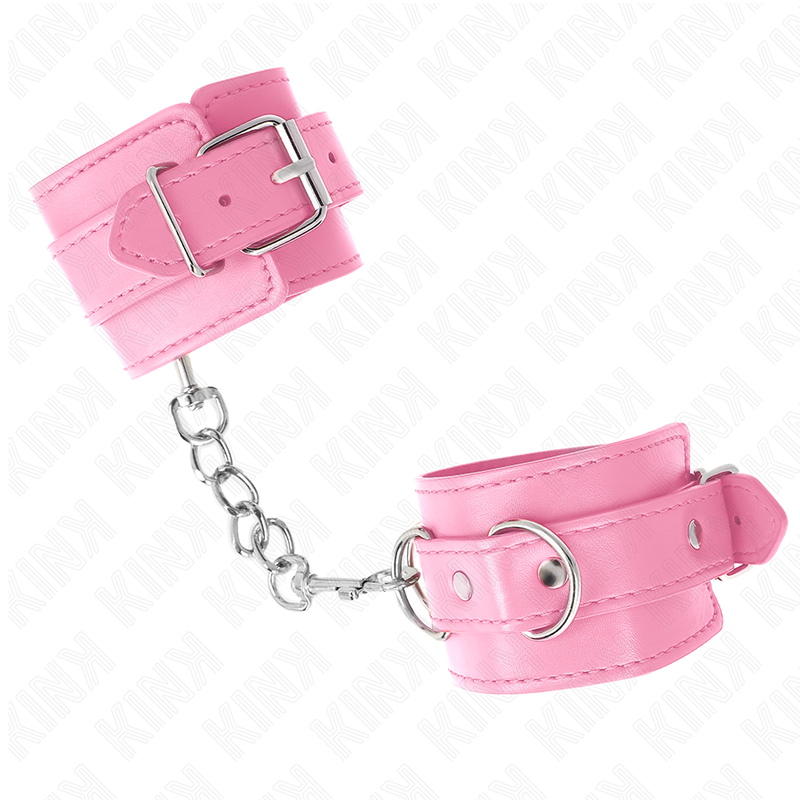 KINK - EINFACHE HANDGELENKSFESSELN ROSA VERSTELLBAR 20-23 CM X 5,5 CM – Bild 4
