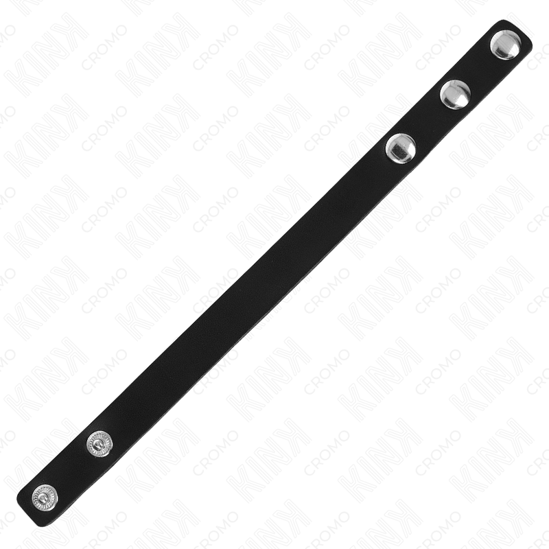KINK - PENISRING AUS LEDER MIT DRUCKVERSCHLUSS 21,5 X 1,5 CM – Bild 5