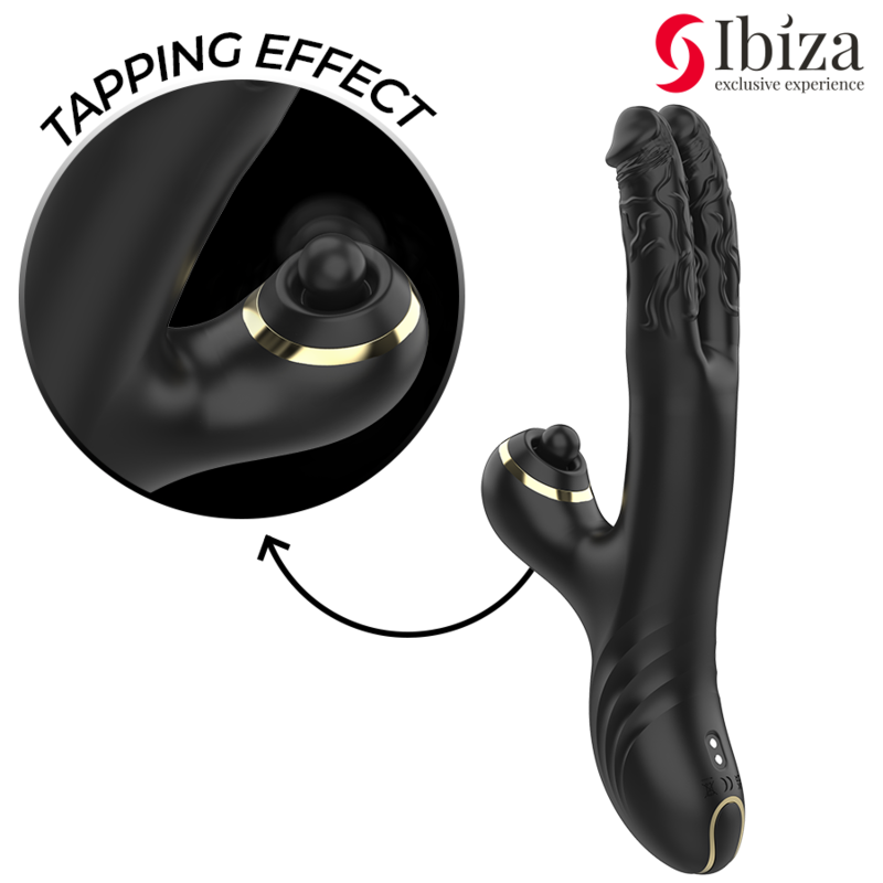 IBIZA - ZWEI DRACHEN DOPPELVIBRATOR SCHWARZ – Bild 4