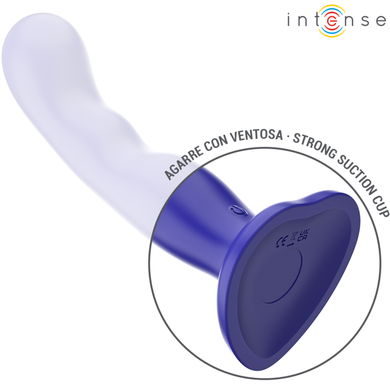 INTENSE - SHORTY VIBRATOR MIT SAUGNÄPFEN BLAU FERNBEDIENUNG – Bild 4