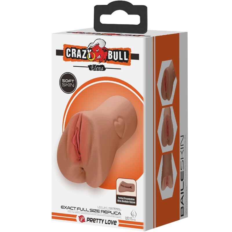 CRAZY BULL - SCHARLACHROTES VAGINA- UND ANUS-DESIGN MIT HERZFLEISCH – Bild 4
