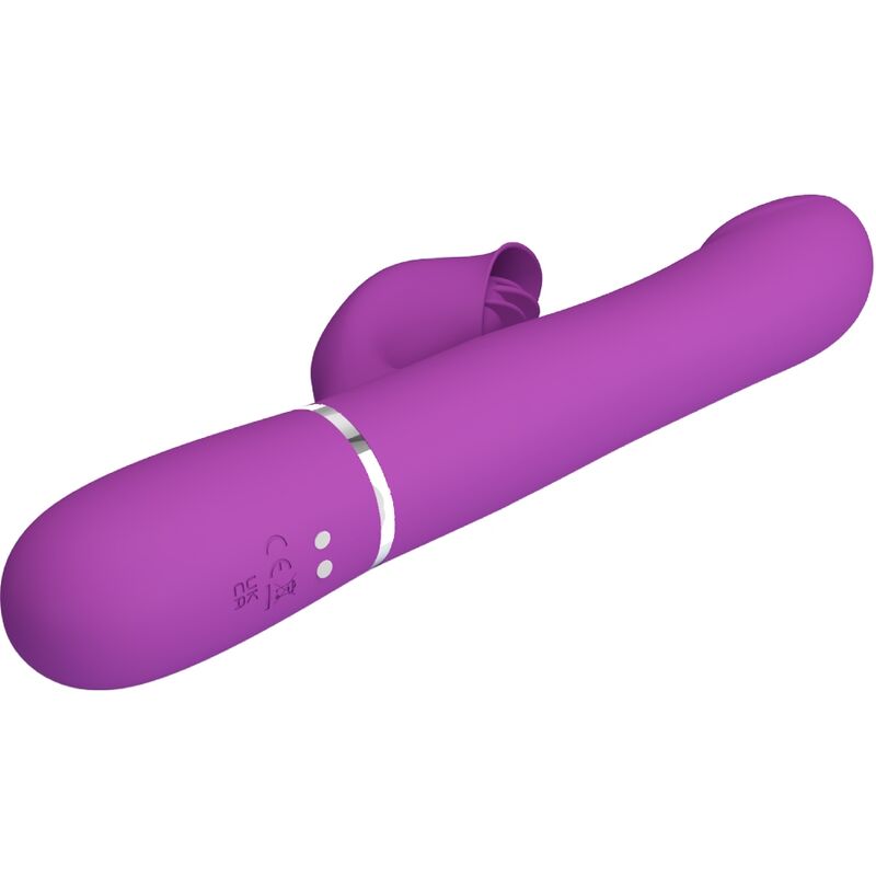 PRETTY LOVE - 4 IN 1 MULTIFUNKTIONSVIBRATOR & STIMULATOR LILA – Bild 5