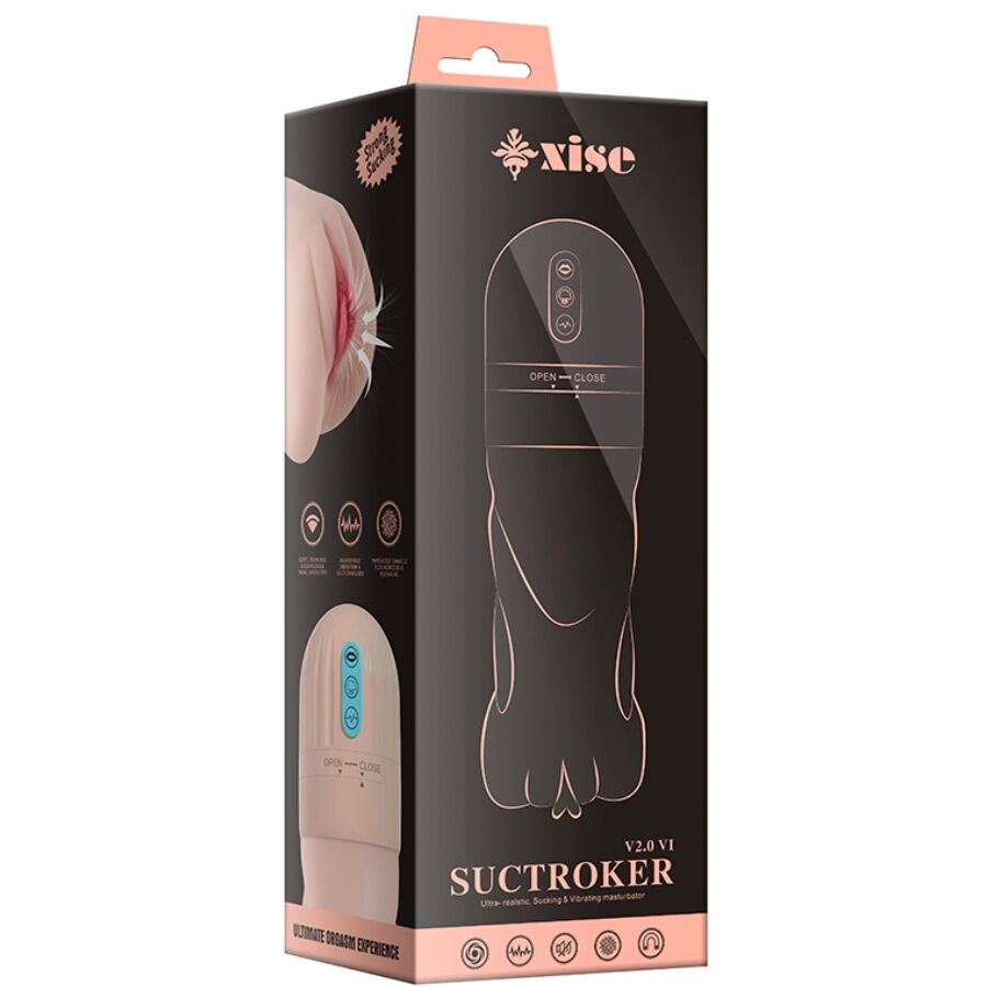 XISE - SUCTROKER V2.0 VI VAGINA-MASTURBATOR MIT VIBRATION – Bild 4