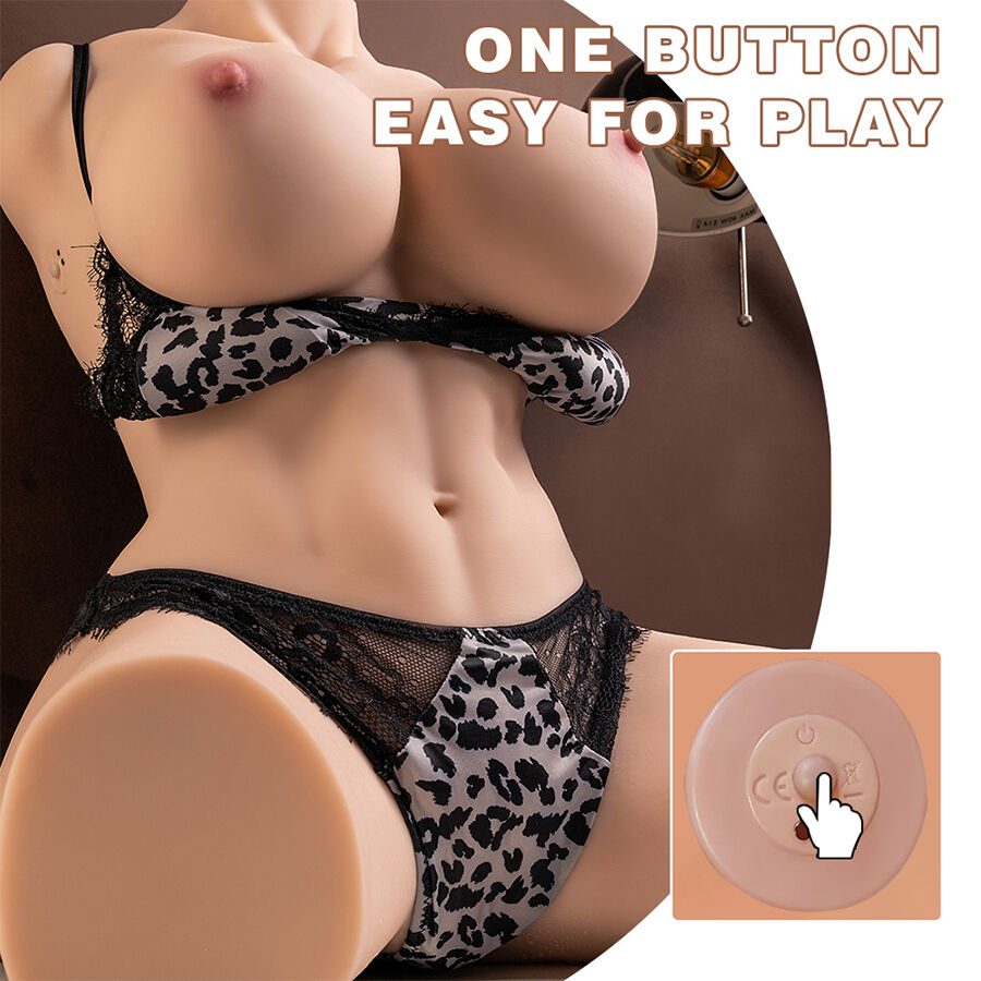 XISE - MURIEL Realistischer weiblicher Torso mit Stoßfunktion, 55 cm – Bild 5