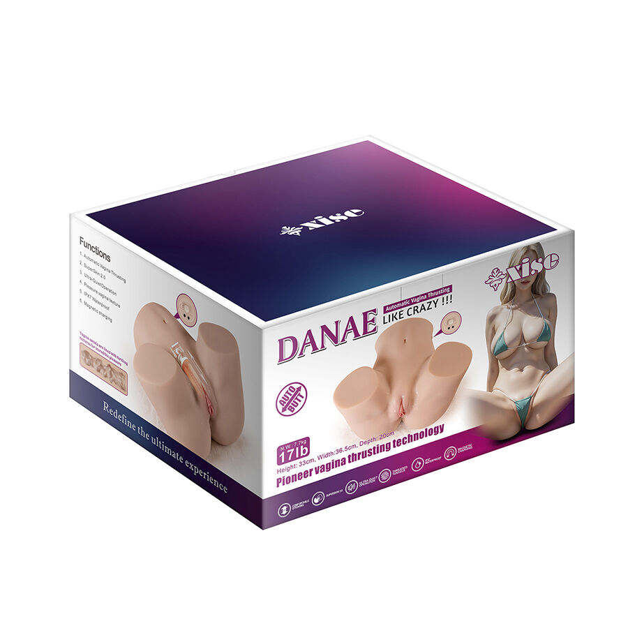 XISE - DANAE STOSSENDER REALISTISCHER VAGINA-MASTUBADOR MIT VIBRATION IN MEHREREN POSITIONEN – Bild 11