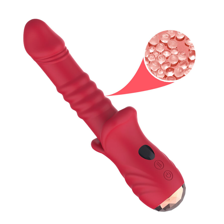 ARMONY - POINT A STIMULIERENDER VIBRATORDILDO ROT – Bild 5