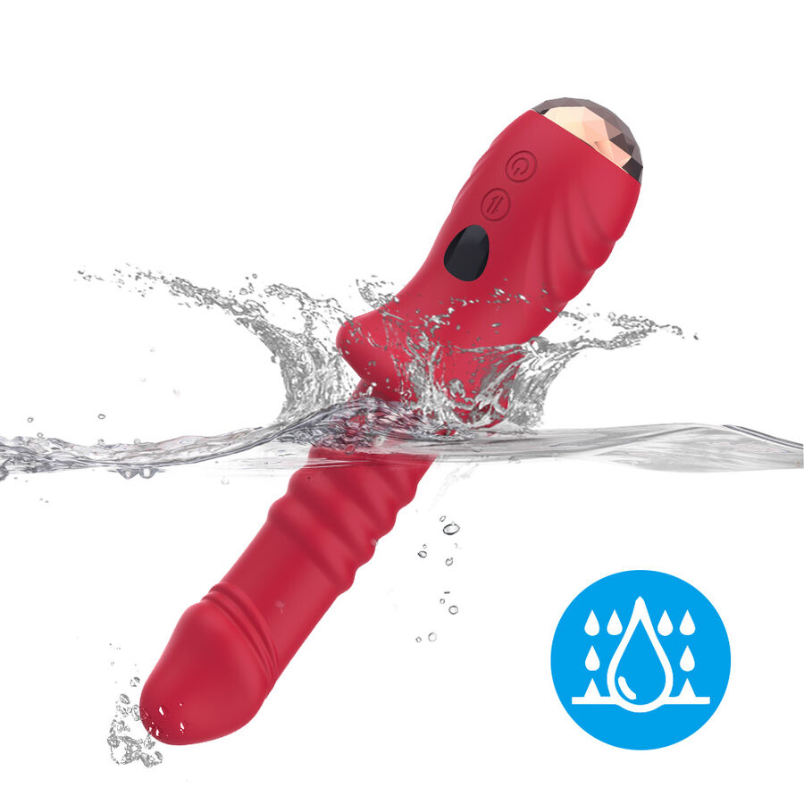 ARMONY - POINT A STIMULIERENDER VIBRATORDILDO ROT – Bild 8