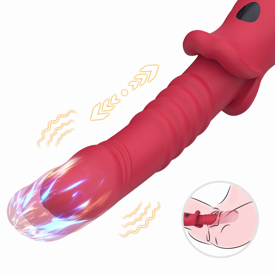 ARMONY - POINT A STIMULIERENDER VIBRATORDILDO ROT – Bild 9