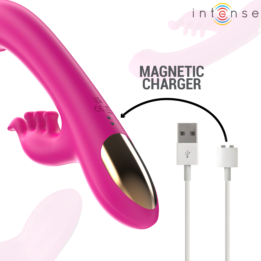 INTENSE - CHRISTINA MULTIFUNKTIONS-RABBIT-VIBRATOR 22,5 CM ROSA – Bild 5