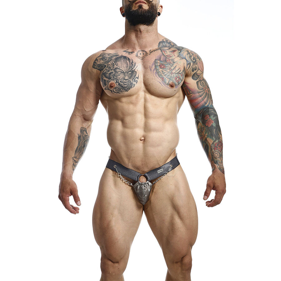 MOB - DNGEON SNAP JOCKSTRAP GRAU EINE GRÖSSE