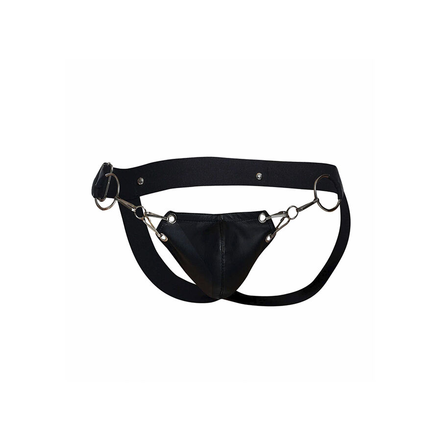 MOB - DNGEON JOCKSTRAP SCHWARZER DRUCK EINE GRÖSSE – Bild 3