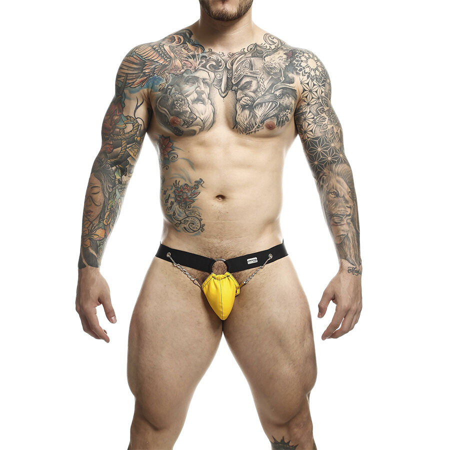 MOB - DNGEON GELB JOCKSTRAP MIT KETTEN EINE GRÖSSE