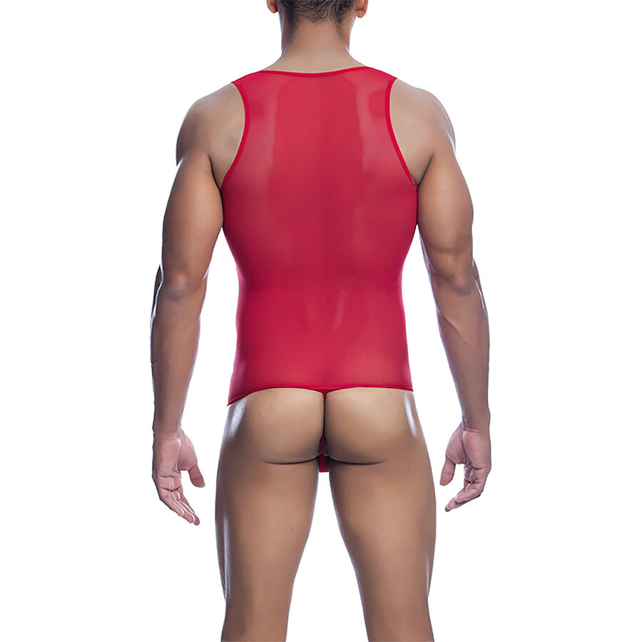 MOB - BODYSHEER TRANSPARTE ROJO TALLA S/M – Bild 5