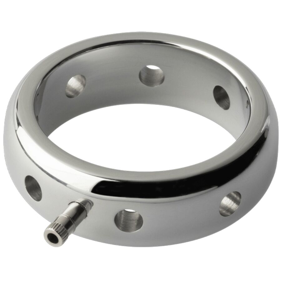 ELECTRASTIM - PRESTIGE ELEKTROMAGNETISCHER PENISRING AUS METALL 34 MM – Bild 3
