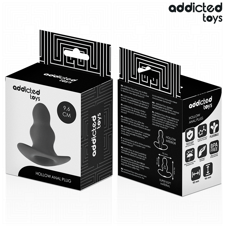 ADDICTED TOYS - HOHL ANAL PLUG GRÖSSE M 9,6 CM – Bild 7