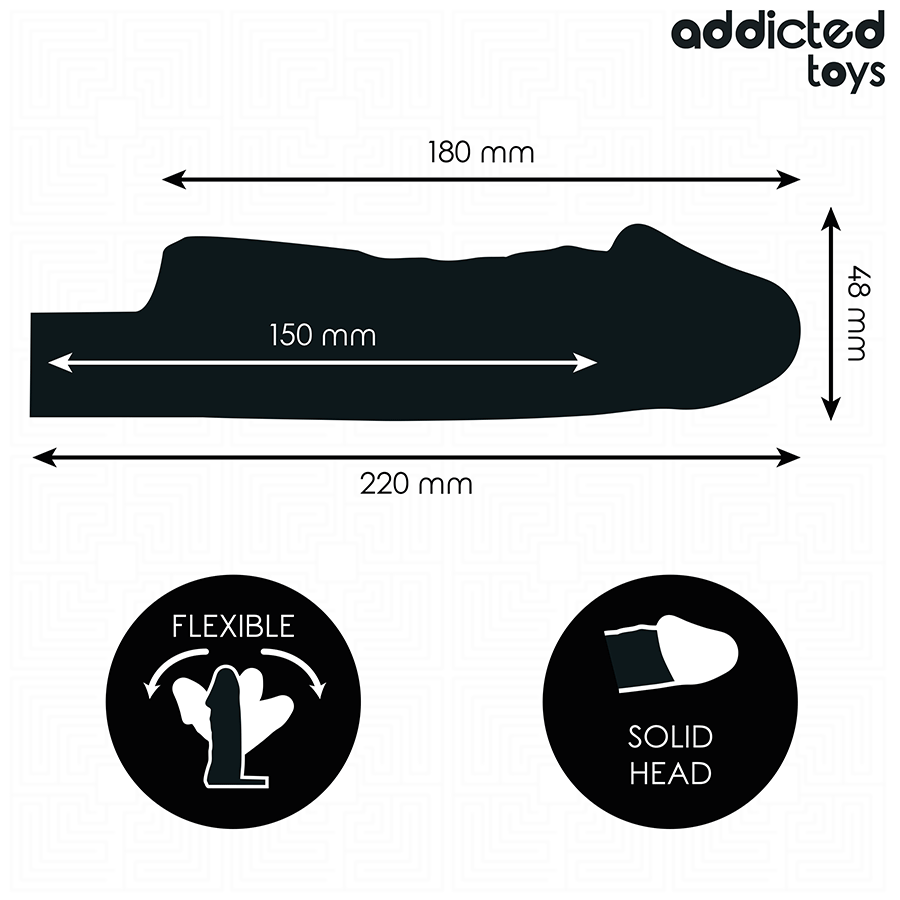 ADDICTED TOYS - TRANSPARENTE PENISVERLÄNGERUNG 27 CM – Bild 3