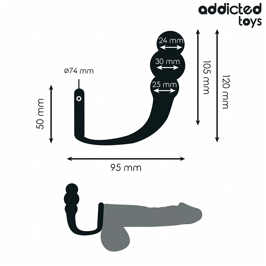 ADDICTED TOYS - ANALPLUG MIT RING MODELL 1 – Bild 5