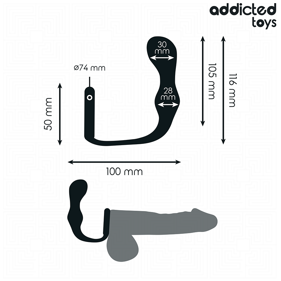 ADDICTED TOYS - ANALPLUG MIT RING MODELL 3 – Bild 3